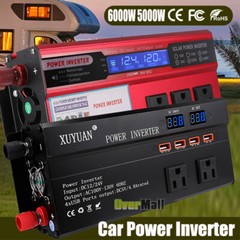 6000W 5000W 4000 Watt Pure Sine Wave Inverter For Off Grid Solar Panel Kit 4 USB