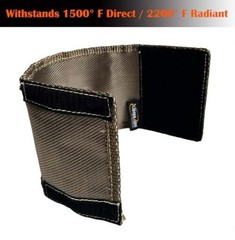 Titanium Fiber Heat Shielding Universal Starter Heat Shield 7 X 5.5 in x 17 in