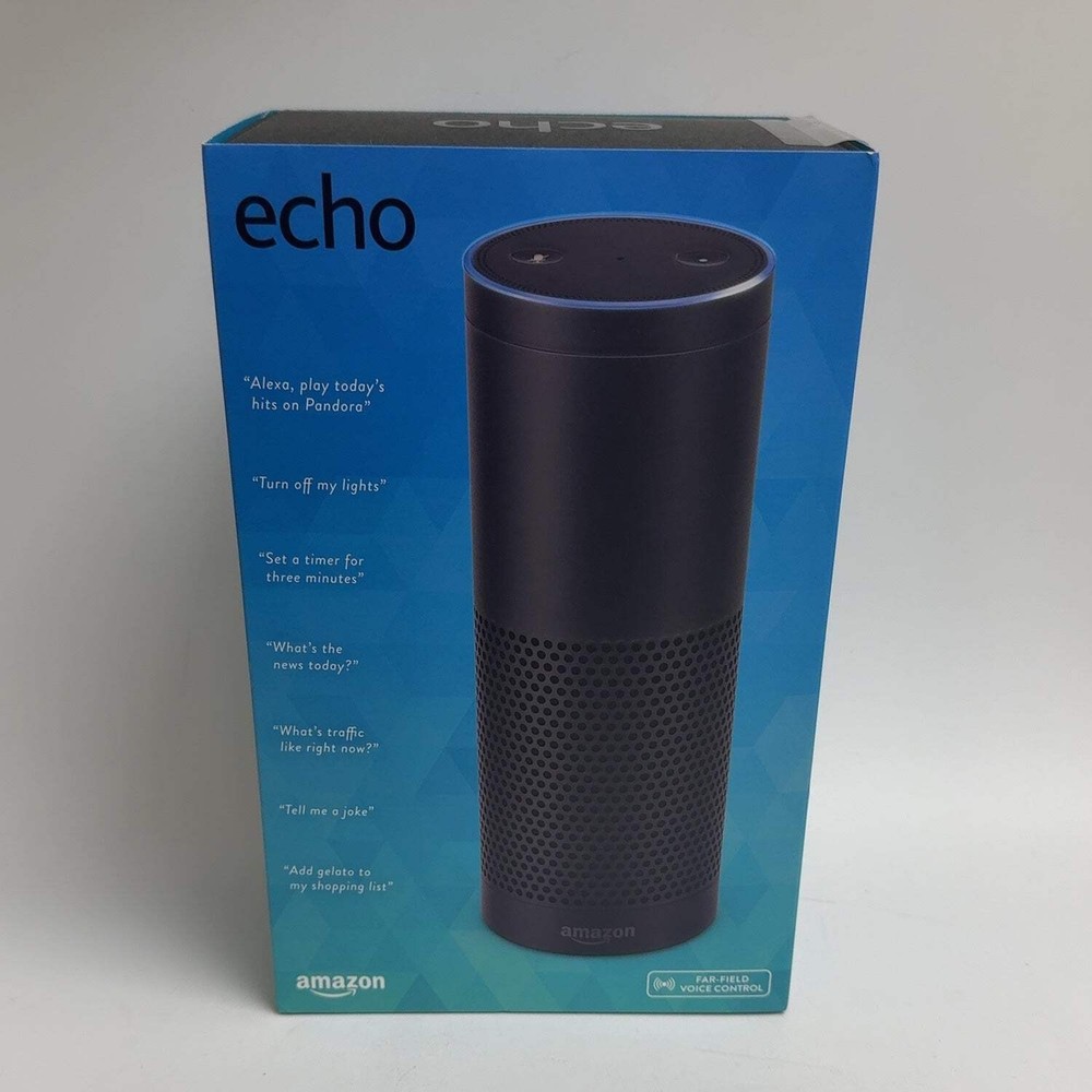 New Amazon Echo 1st Gen Smart Speaker with Alexa Black