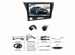 9in Touchscreen 2 DIN Car Stereo GPS WiFi CarPlay Android Auto for CRZ 2010-16