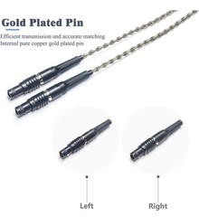 6N Single Crystal Silver Cable 4.4mm Balanced to LEMO for Focal Utopia
