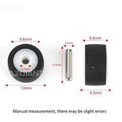 10x Pinch Roller 13×6.5×2.5mm For SONY TC-WR565/WR535/635S Walkman Deck Wheel