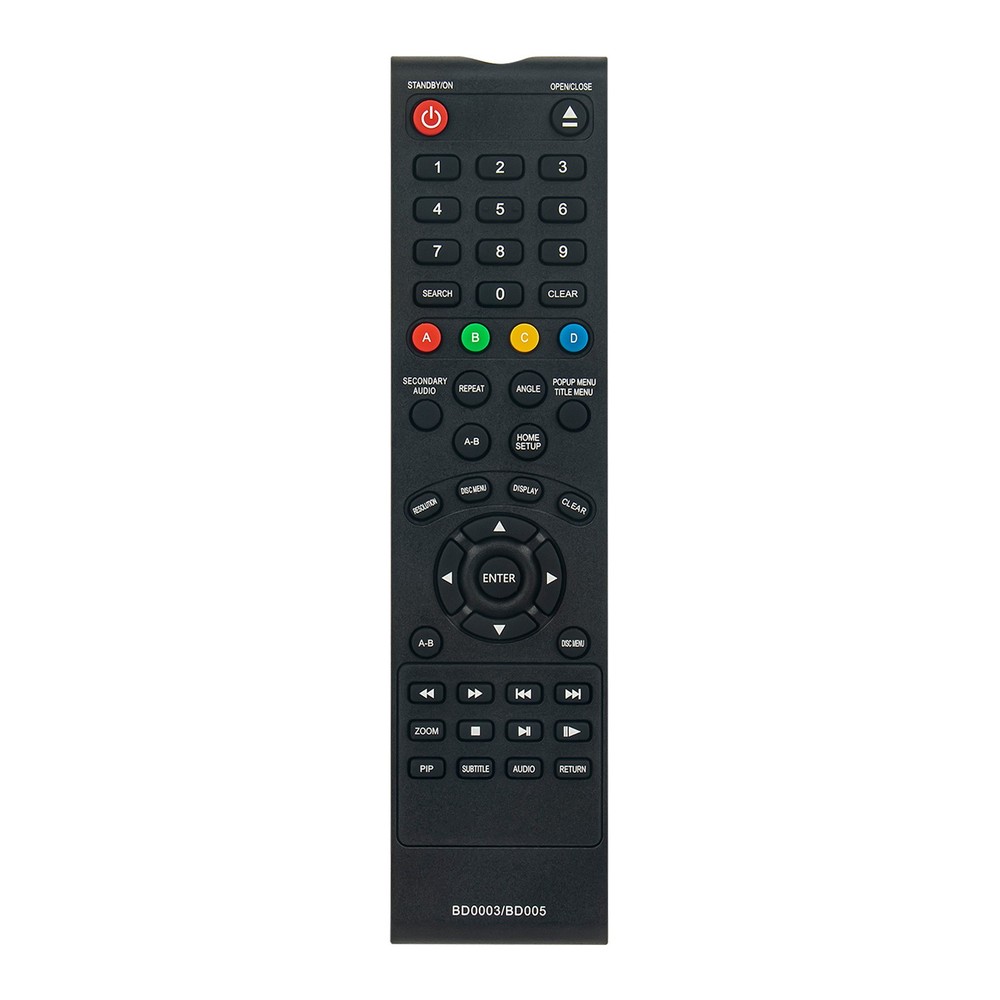 New BD0003 BD005 Replace Remote for Insignia NS-BRDVD2 NS-BRDVD3 NS-BRDVD4