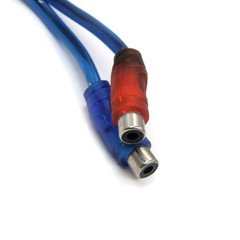 Antrader 10-Pack 1 Male to 2 Female Plugs RCA Y 1 To 2 Female, Blue,Red