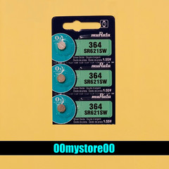 3 Murata / Sony 364 (SR621SW) Watch Battery [Exp 2026] Ships from CA