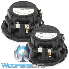 pkg MB QUART 4×6″ SPEAKERS BRACKETS + PMD100 4″ MIDS MADE IN GERMANY CAR AUDIO