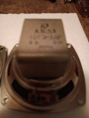 Akai x-1800SD Reel-to-Reel Speakers 10F3-3AP 8-OHM 5-watt