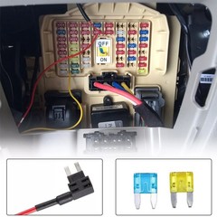 15Pcs Fuse TAP ADAPTER KIT 15 Amp 20Amp 12V Car Add-a-circuit Mini ATM APM Blade