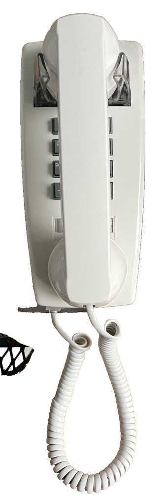 Cortelco Wall Mount Phone WHITE NEW IN BOX 2554
