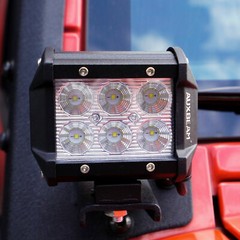 AUXBEAM 4″ LED Work Light Spot Cube Pods Driving Fog Lamp Truck Offroad ATV 4WD
