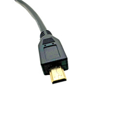 Female HDMI to Male MINI HDMI 6″ Cable Black Audio Video Multimedia Cables