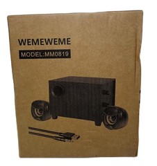 Wemeweme Computer Speakers, PC Speakers Subwoofer Desktop Laptop Monitor Gaming