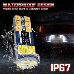 LED 921 Reverse Backup + 2825 License Plate Light for GMC Sierra 1500 2014-2020