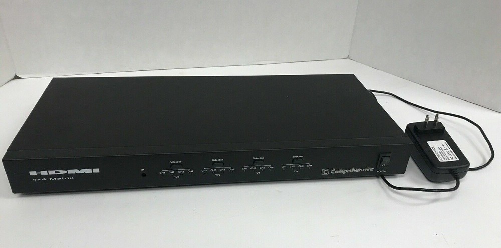 *USED* HDMI 4X4 MATRIX SWITCHER SPLITTER V1.3b WITH RS232 CSW-HD440 *WITH CORD*