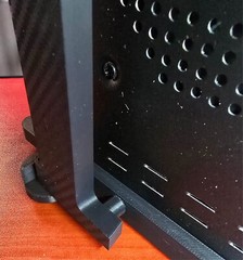 Radioddity QT80 (Anytone AT-6666 Pro) Side Rails with Flip Stand+Mic Holder