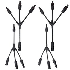 Solar Y Branch Connectors 1000V DC 1 to 3 Solar Panel Parallel Connectors,IP6…