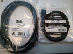 VisionTek HDMI Cable 3ft and 6ft High Speed Ethernet Cable Lot of 2 – BRAND NEW