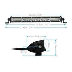 12″ inch 450W LED Work Light Bar Combo Spot Flood Driving Off Road SUV Boat ATV