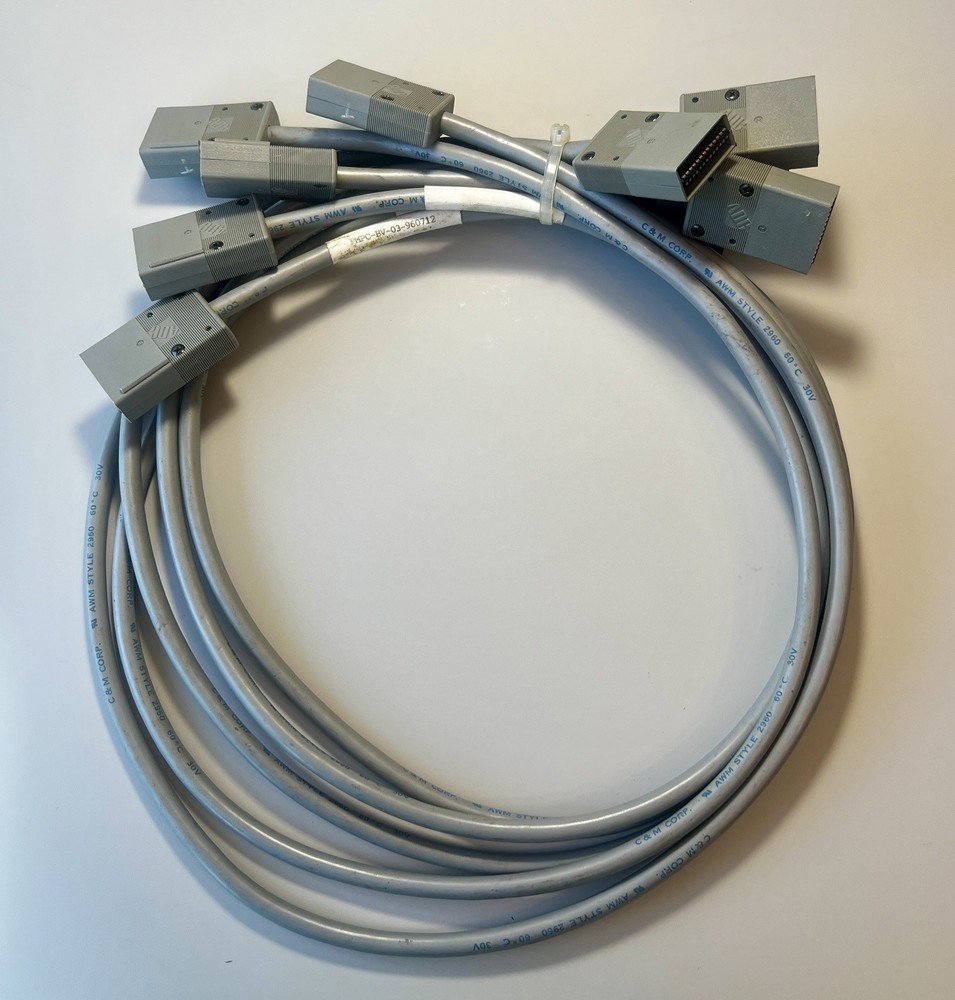 SCART Male to Male AV Cables 21-Pin RGB Video Audio Retro TV Console – Lot of 5