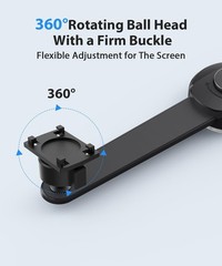 AUTO-VOX X8 Bracket Bendable Suction Cup Mount for Backup Camera, 360° Flexible