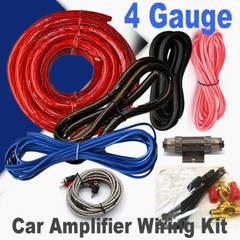 2300w 4 Gauge Car Power Amplifier Wiring Kit Audio Subwoofer AMP RCA Cable Sub