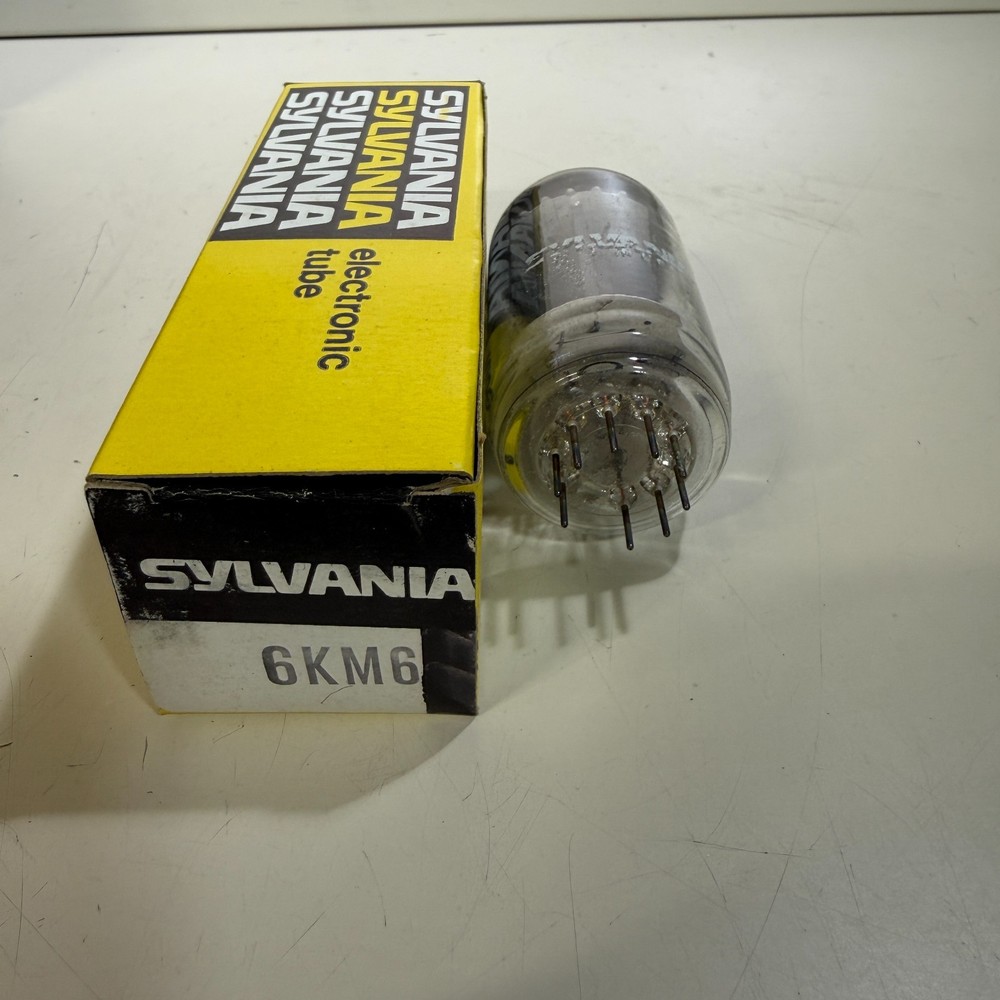Sylvania Electronic Vacuum Tube 6KM6 in box TESTED @ 95 GM on B&K 700 Tester