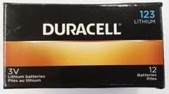 Duracell 3V CR123A Lithium Batteries, 24-Pack, Expire MAR 2034