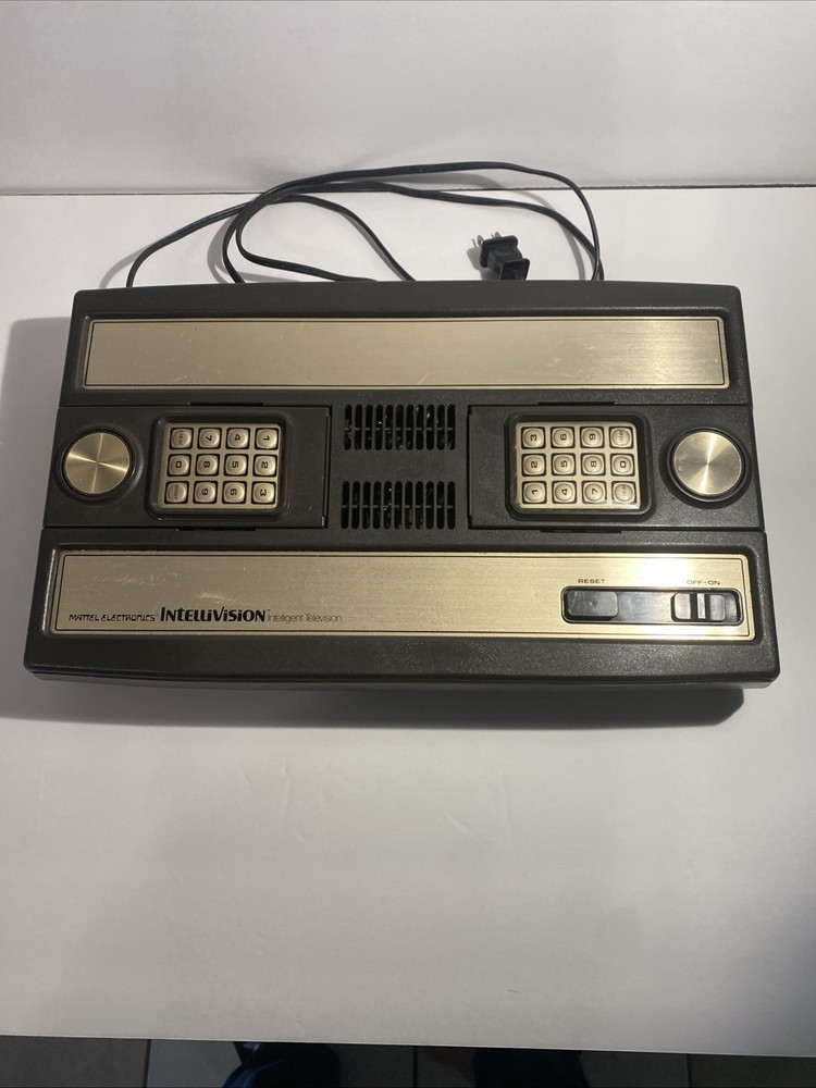 Mattel Intellivision Video Game Console TESTED Works One Game