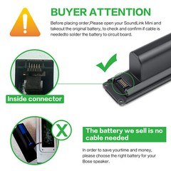 ❤️LOT Battery For Bose SOUNDLINK Mini I one Speaker 061385 061386 061384 3000mAh