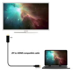 DisplayPort To HDMI Cable 1080P Full HD Video Lead For PC Projector HDTV – 6ft