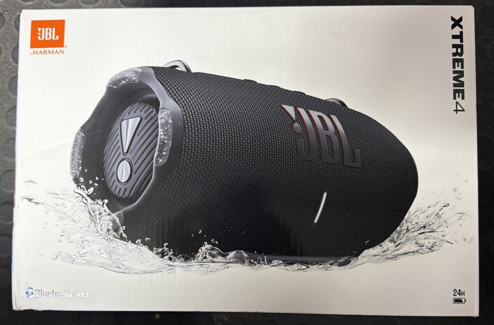 JBL Xtreme 4 portable BT speaker (Black)
