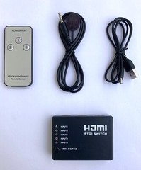 HDMI switcher 4K infrared remote control 5-in-1-out converter MAG882