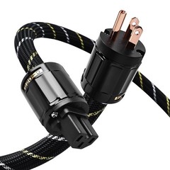 YYTCG 3.28ft Audiophile HiFi Power Cable-7 AWG,4N