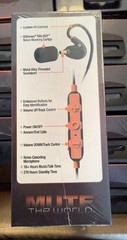 ISOtunes PRO 2.0 – Noise Isolating Bluetooth Earbuds, 27 dB NRR, Orange