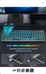 Space Gray Wireless Keyboard & Mouse Combo