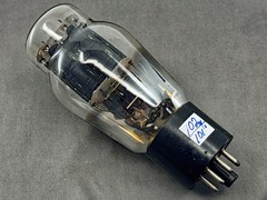 (1) Sylvania Leaf 6A5G Power Tube Black Plate Foil Getter Tests NOS Amplitrex