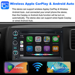 For Ford Mustang 2005-2009 Android Apple CarPlay Car Stereo Radio CD DVD Player