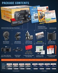 [Open Box] ROVE R2-4K Dual Dash Cam | Returned Item within their 1st 30-days