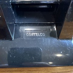 Cortelco 250000-VBA-20M Desk Phone in Black, Retro Decor Black Desk New In Box