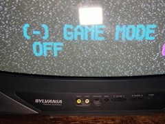 Sylvania SRT2319 SRT2319A 19″ CRT Retro Video Game Gaming TV Tested Works Great!