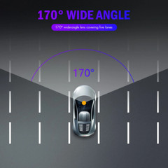 Touch Screen Dash Cam 4″ 1080P Dual Lens Car DVR Recorder Front And Rear Camera