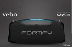 Veho Fortify MZ-9 Portable 100 W Bluetooth Speaker w/ AUX Strap Black/Blue