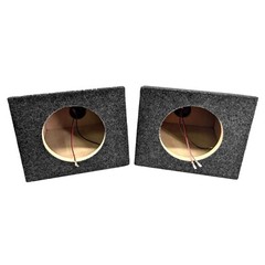SDX 6.5″ Wedge Speaker Enclosure w. Internally Pre-Wired Fast-On Terminal(Pair)