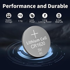 2 Pack *6/2035* CR1620 3V Watch Remote Battery ECR1620 KCR1620 DL1620 5009LC pcs