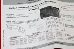 Metra DP-3002B DDIN Dash Kit for Select 99-02 GM Full-Size Truck/SUV, NEW #N1