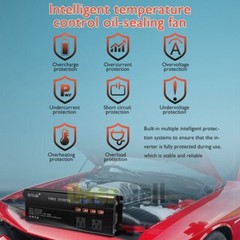 6000W 5000W 4000 Watt Pure Sine Wave Inverter For Off Grid Solar Panel Kit 4 USB