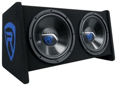 Rockville R1V212P Dual 12″ 1200w Car Audio Subwoofers Vented Sub Enclosure Box