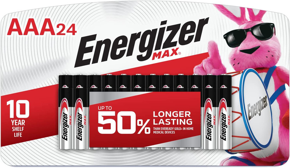 AAA Batteries Max Alkaline 4, 8, 16, 24 Variants