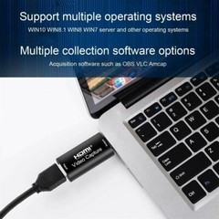 HDMI to USB 2.0 Video Capture Card 1080P HD Recorder Game/Video Live Streaming