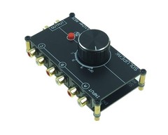 SOLUPEAK 3 in 1 Out RCA Stereo Audio Source 3 ports switch(3 IN 1 OUT)